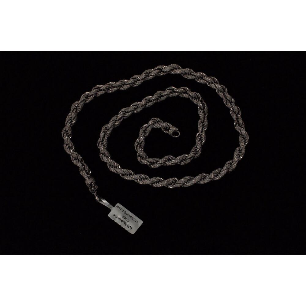MOISSANITE Chain 925 Sterling Silver Passes Tester Real Iced Hip Hop Necklace